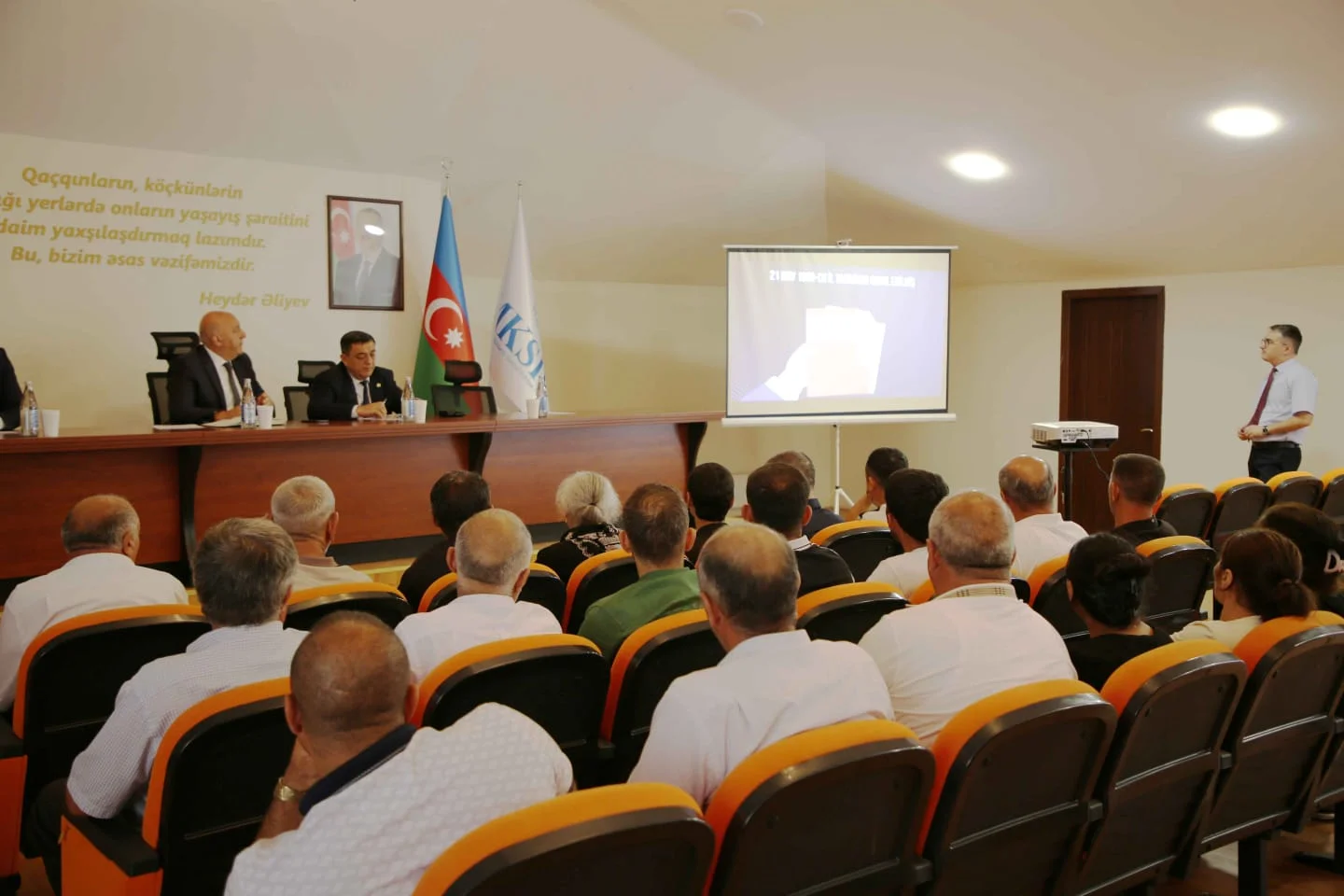 Keçmiş məcburi köçkünlər sosial müdafiə tədbirləri və mina təhlükəsi ilə bağlı maarifləndirilib