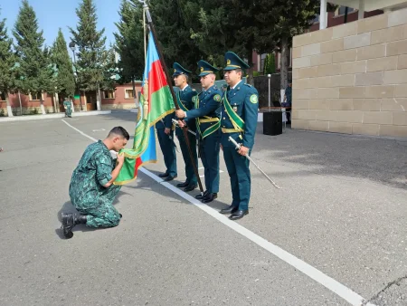 Hərbi xidməti başa vuran sərhədçi əsgərlər Silahlı Qüvvələrin ehtiyatına buraxılmışdır