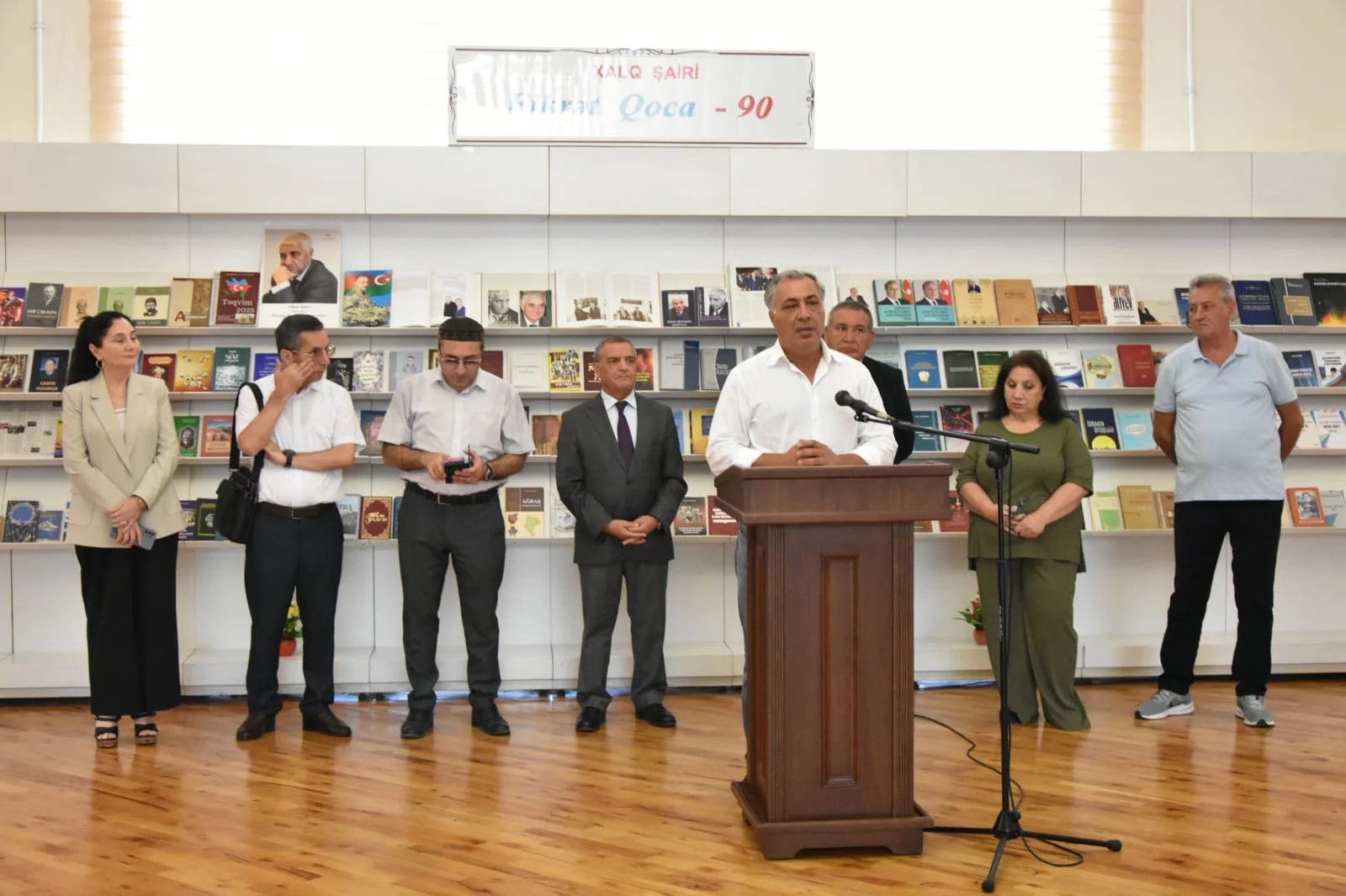 Milli Kitabxanada Xalq şairi Fikrət Qocanın 90 illik yubleyinə həsr olunmuş “Xalq şairi Fikrət Qoca” adlı tədbir keçirilib