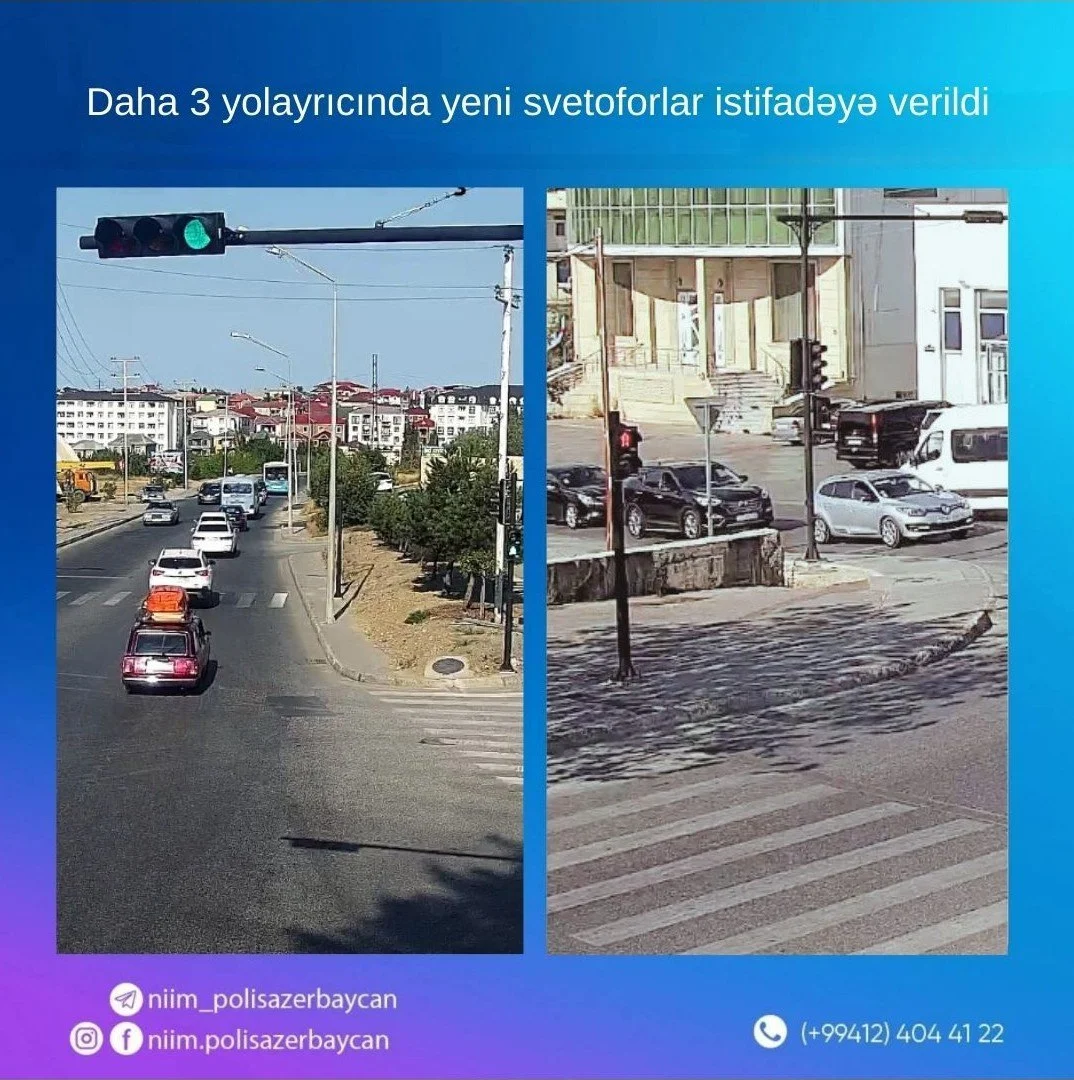 Daxili İşlər Nazirliyi Nəqliyyatı İntellektual İdarəetmə Mərkəzinin məlumatı