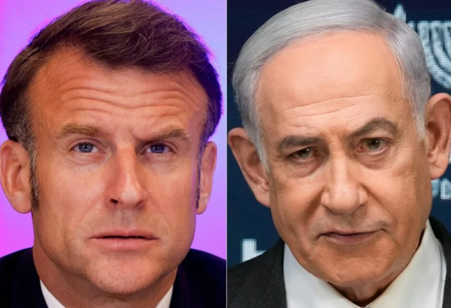 Netanyahu Makronu antisemitizmi alovlandırmaqda ittiham edir