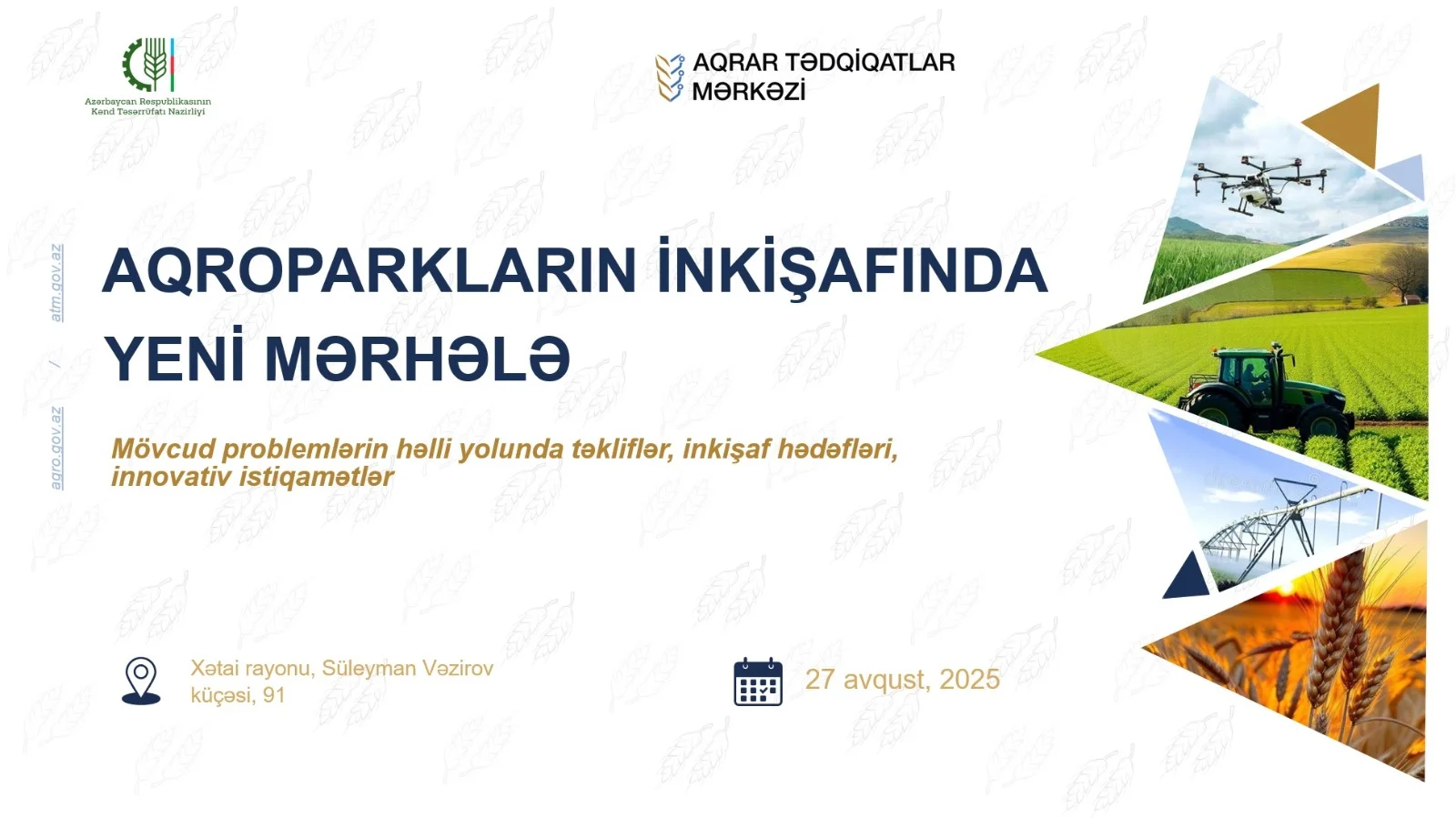 Kənd Təsərrüfatı Nazirliyində “Aqroparkların inkişafında yeni mərhələ” mövzusunda tədbir keçirilib