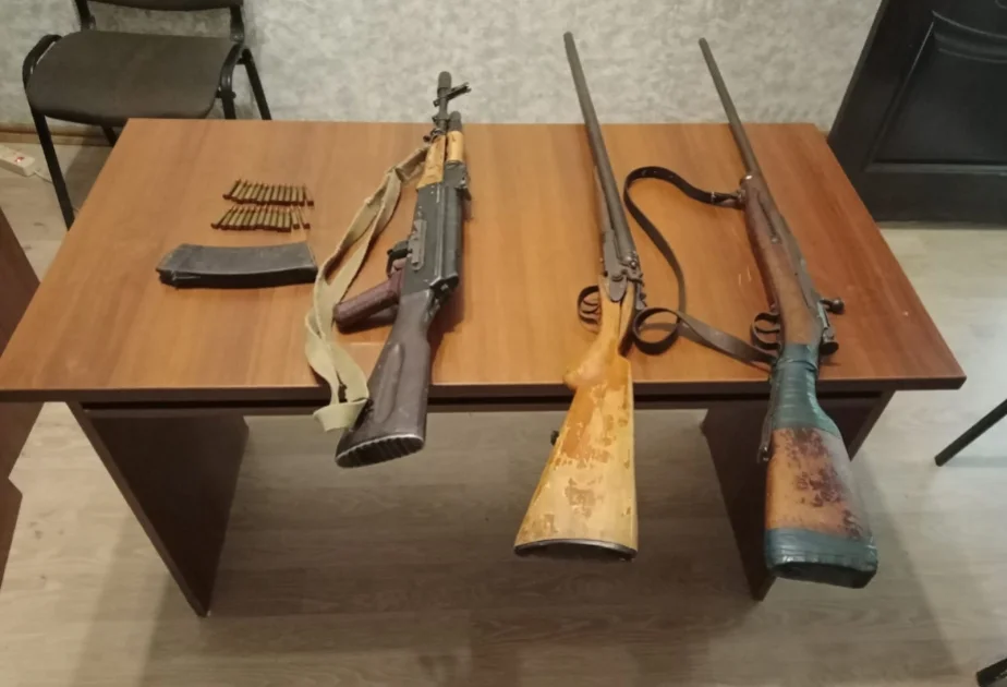 Ötən gün aşkar edilən qanunsuz silah-sursatın sayı açıqlanıb