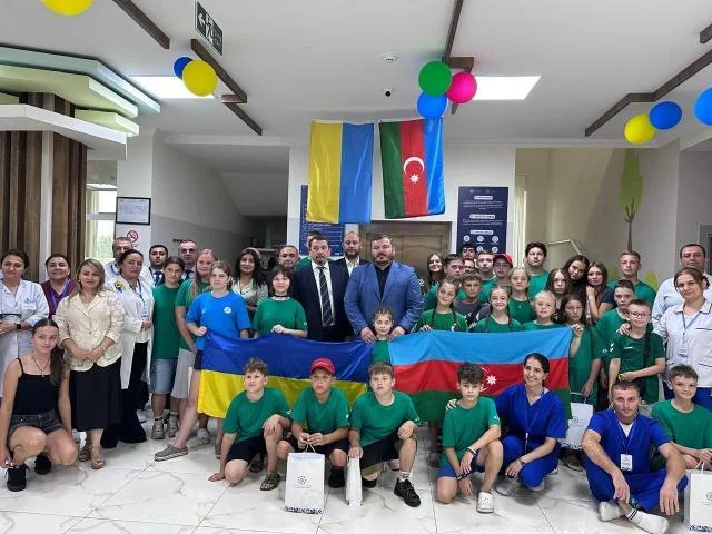 Ukraynanın ölkəmizdəki səfiri və ukraynalı deputatlar Qəbələ Uşaq Reabilitasiya Mərkəzində olublar