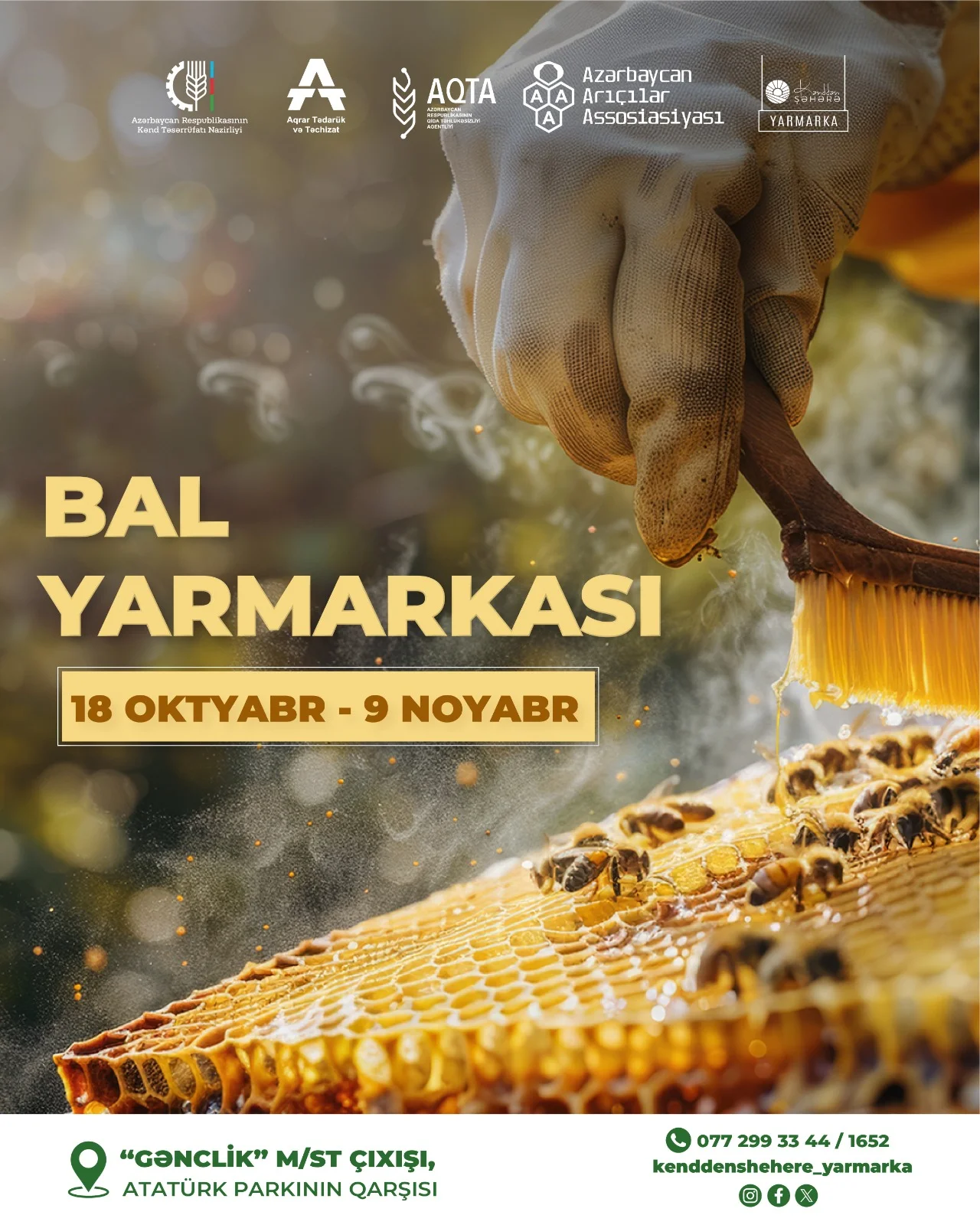 Bakıda Arıçılıq Məhsullarının 25-ci Respublika Sərgi-Satış Yarmarkası keçiriləcək