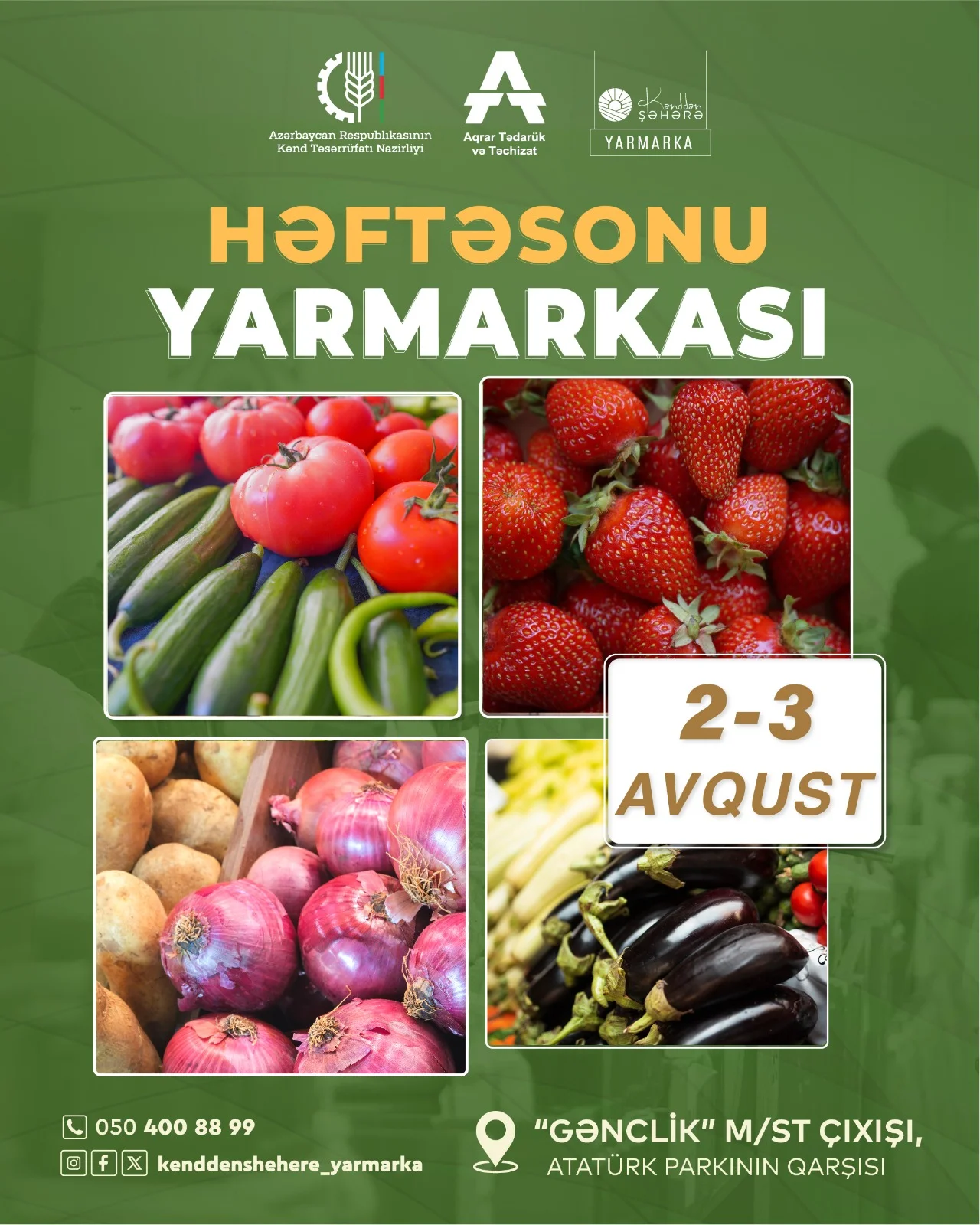 Bakıda növbəti “Kənddən Şəhərə” yarmarkası təşkil olunacaq