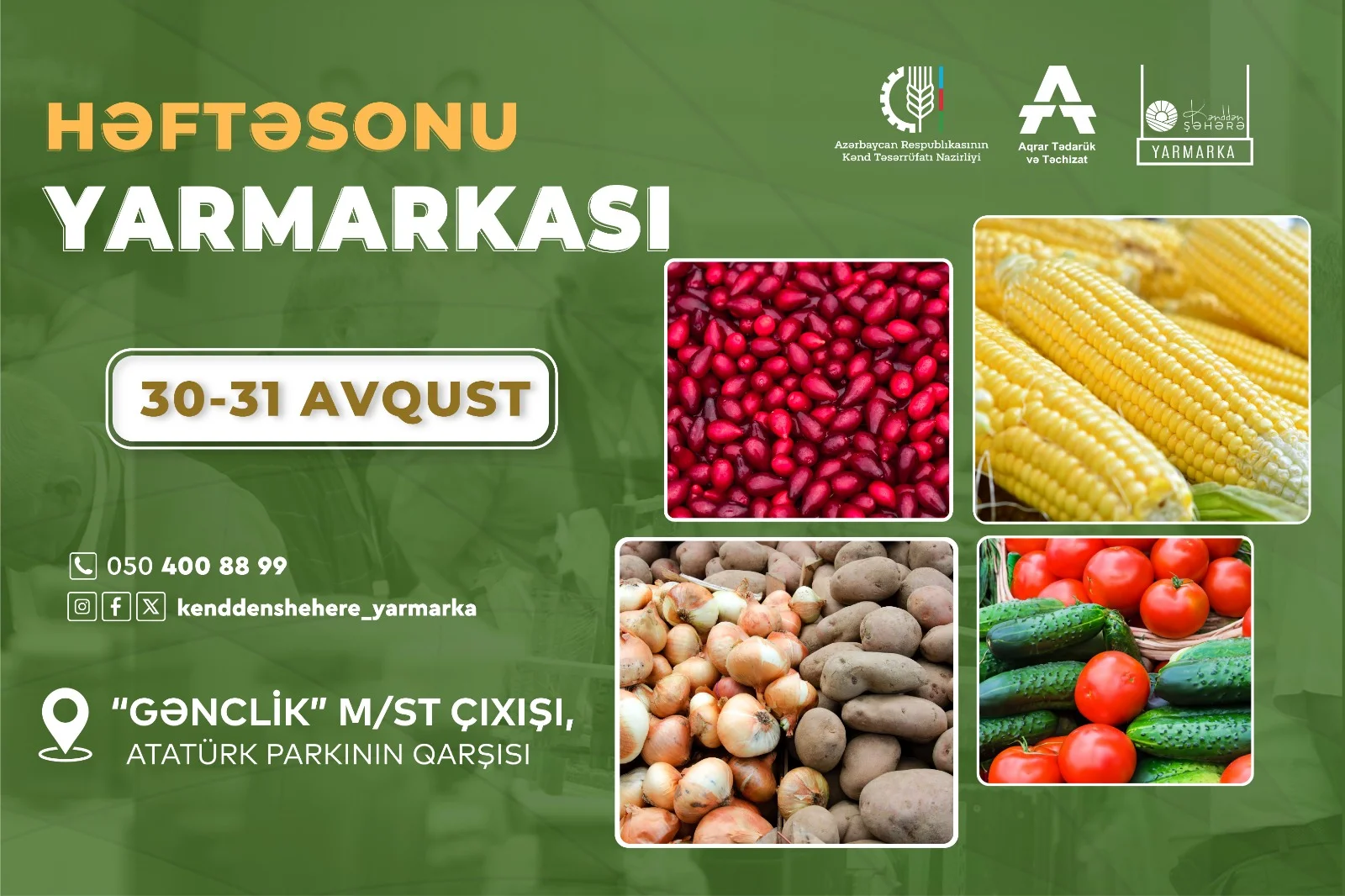 Bakıda növbəti “Kənddən Şəhərə” yarmarkası təşkil olunacaq