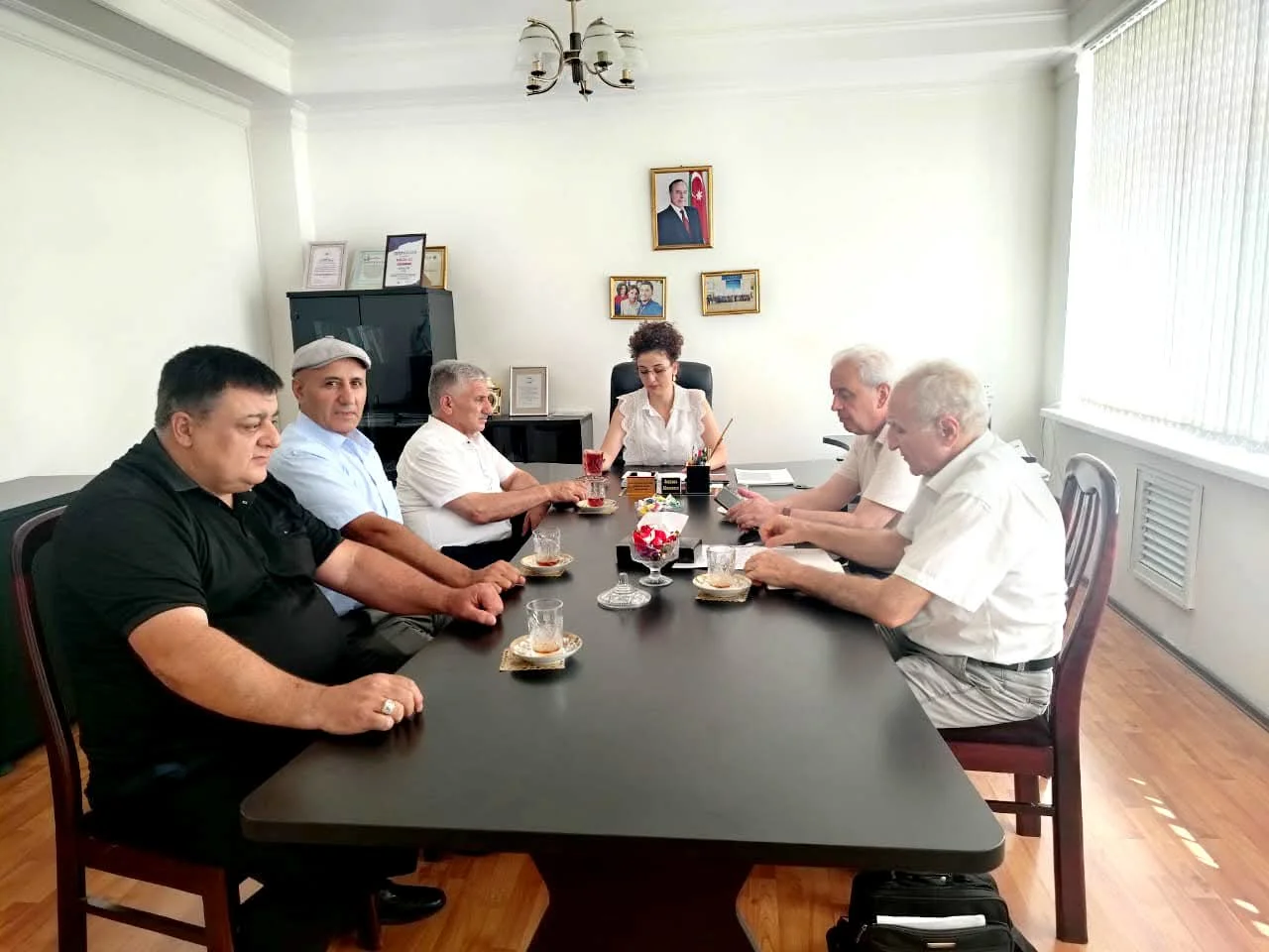 AzVP sədri Akif Nağı Şəkidə səfərdə olub-(FOTOLAR)