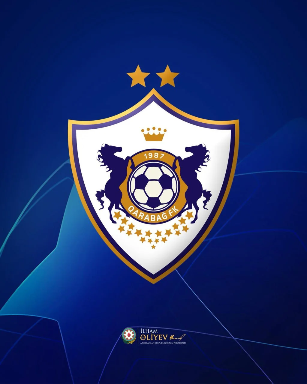 İlhamƏliyev "Qarabağ"ı təbrik edib