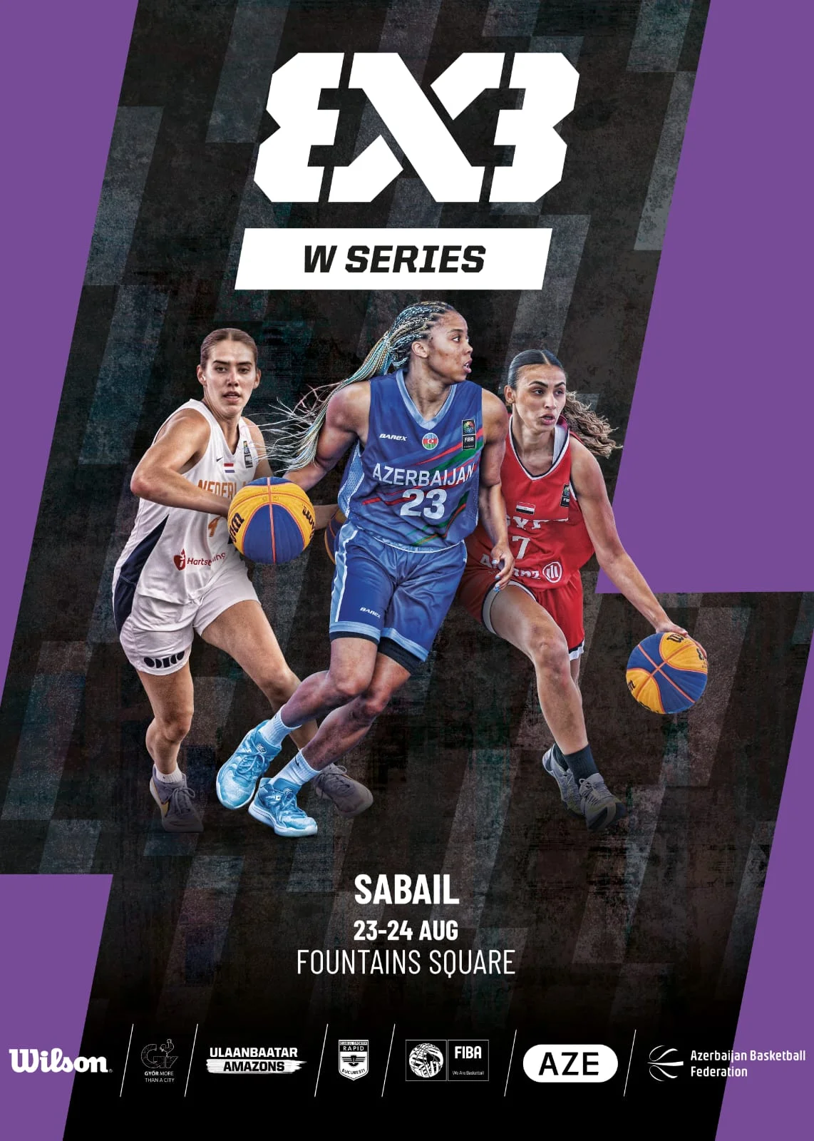 3x3 basketbol üzrə Dünya Qadın Seriyasında Səbail mərhələsinin iştirakçıları məlumdur !