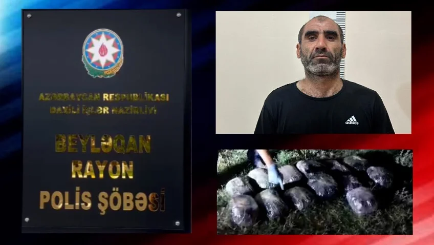Beyləqanda polis 16 kiloqram marixuana və həşiş aşkarladı