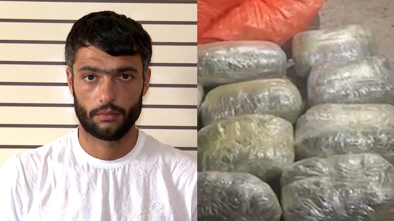 “lnstagram”-da tanış olduğu iranlı tərəfindən narkokuryerliyə cəlb olunan şəxs Qaradağ rayonunda 16 kiloqram marixuana ilə saxlanıldı