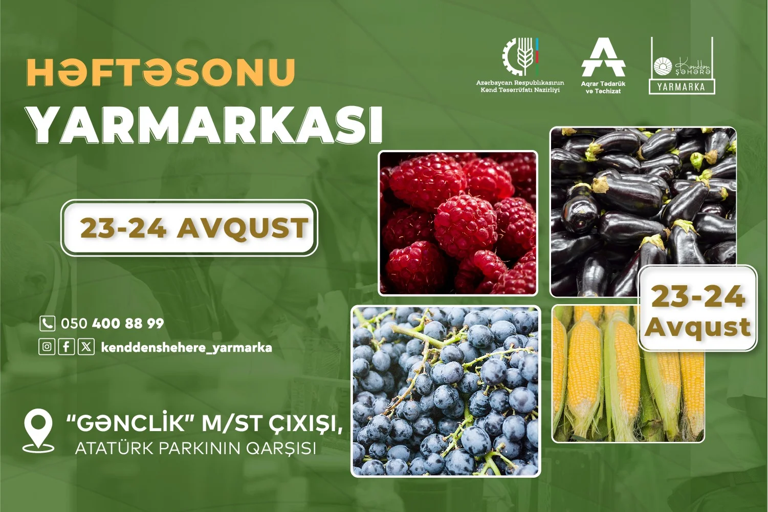 Bakıda növbəti “Kənddən Şəhərə” yarmarkası təşkil olunacaq