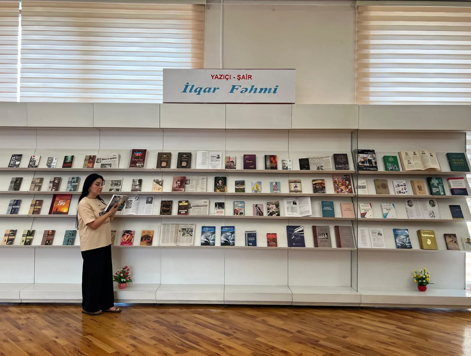 Milli Kitabxanada “Yazıçı-şair İlqar Fəhmi” adlı kitab sərgisi açılıb