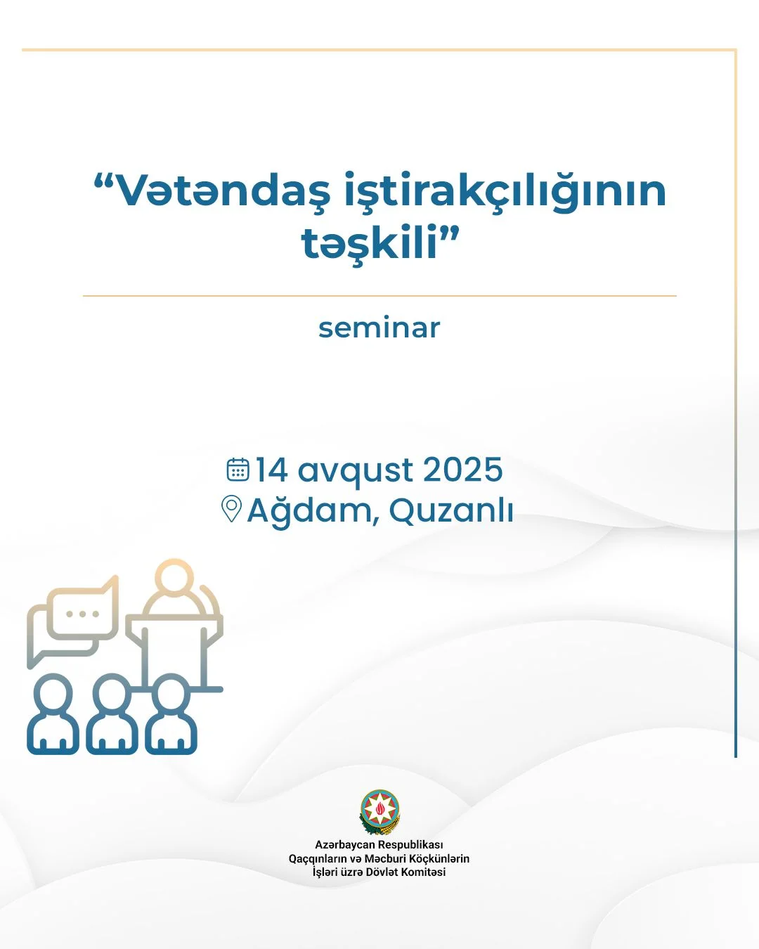 “Vətəndaş iştirakçılığının təşkili” mövzusunda seminar