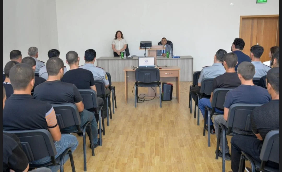 Yetkinlik yaşına çatmayanlar üçün penitensiar müəssisəsində saxlanılan yeniyetmə məhkumlara təlim keçirilib