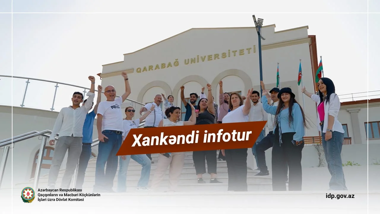 Xankəndi şəhərinə infotur təşkil edilib