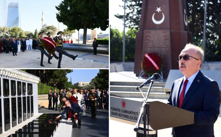 Bakıda Türk şəhidliyi ziyarət edilib