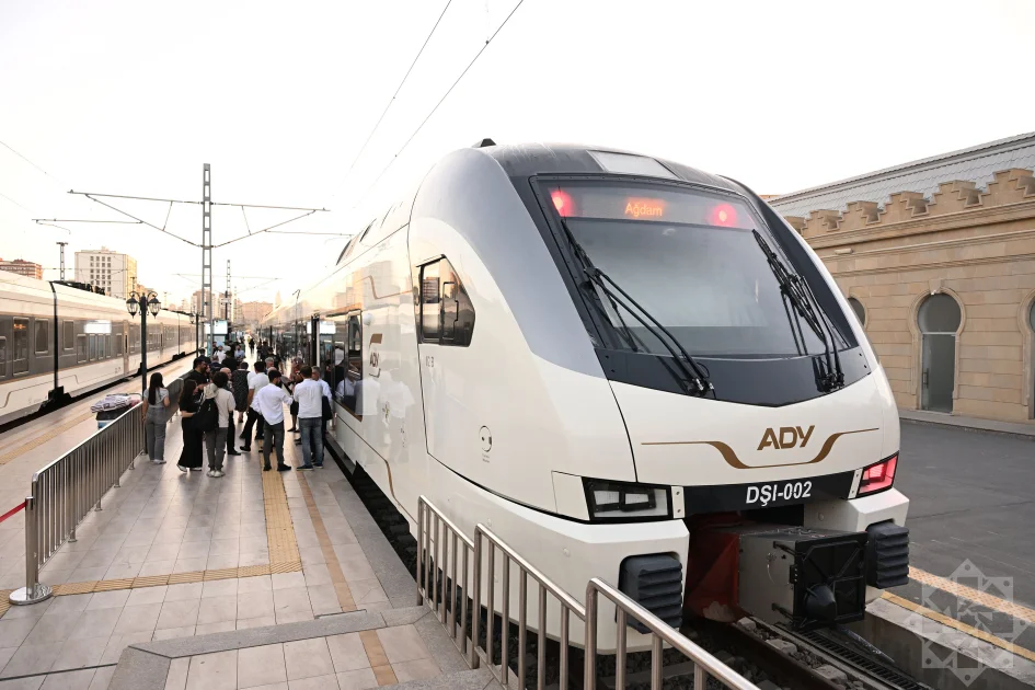 Ağdama qatarla səfərlərə start verilib
