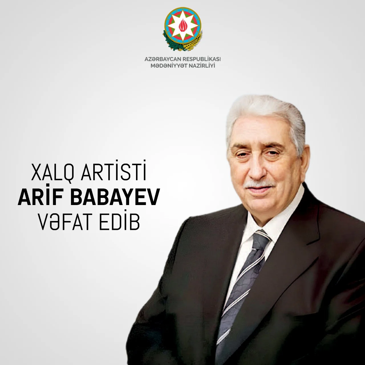 Xalq artisti Arif Babayev dünyasını dəyişib
