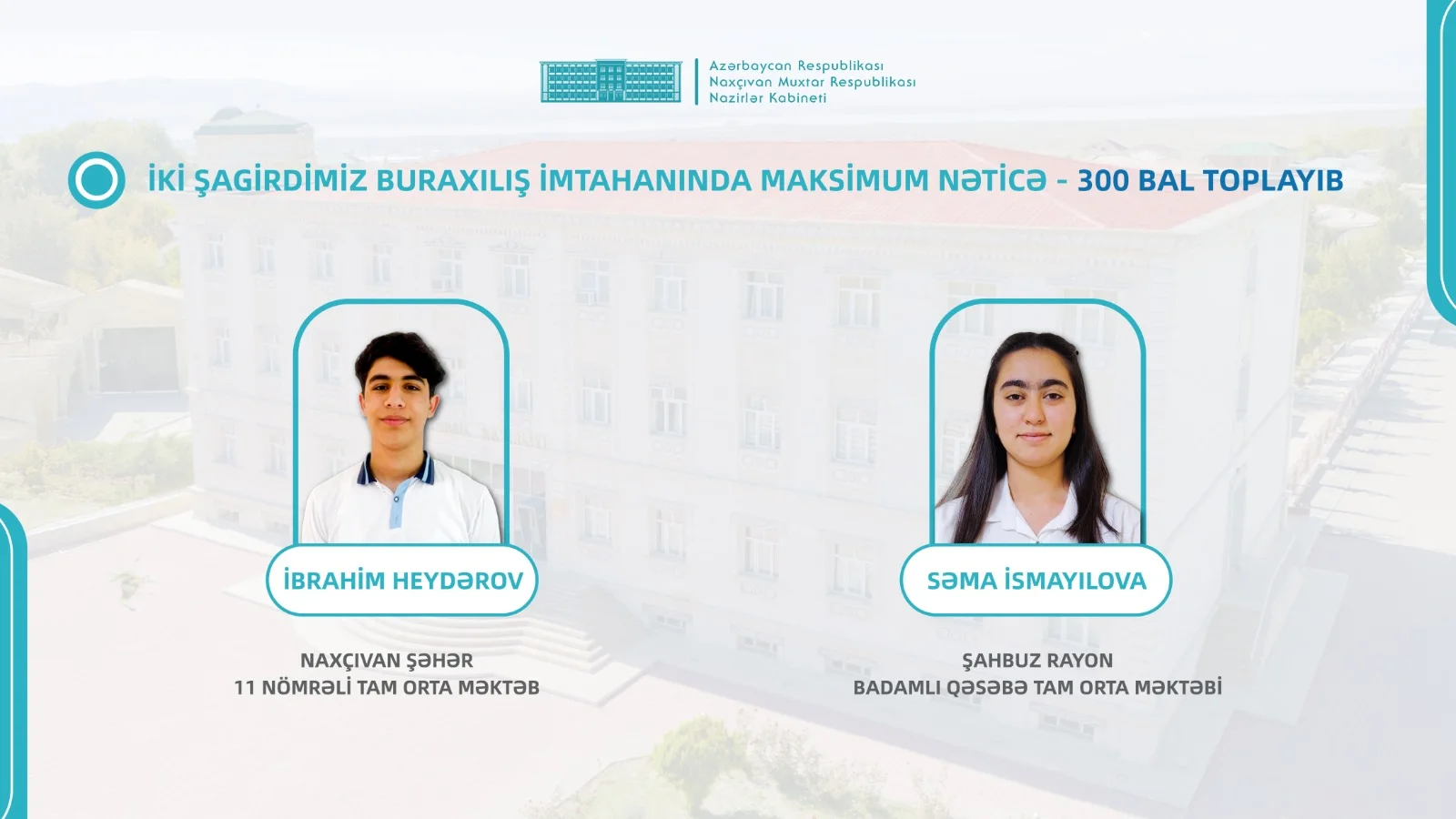 Naxçıvanda son 30 ilin ən böyük təhsil uğuru