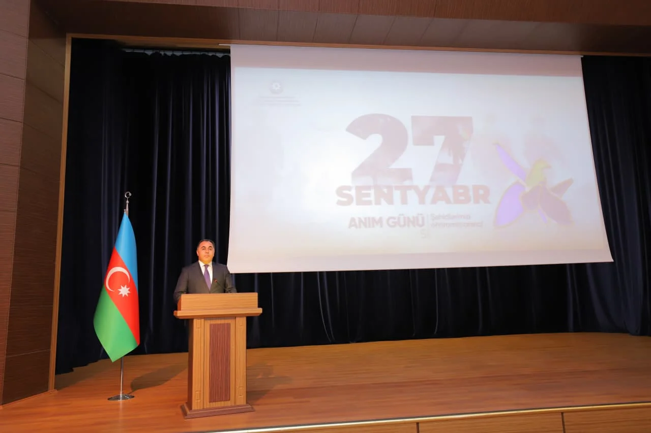 Naxçıvan Şəhər İcra Hakimiyyətində “27 Sentyabr - Anım Günü”nə həsr olunmuş tədbir keçirilib
