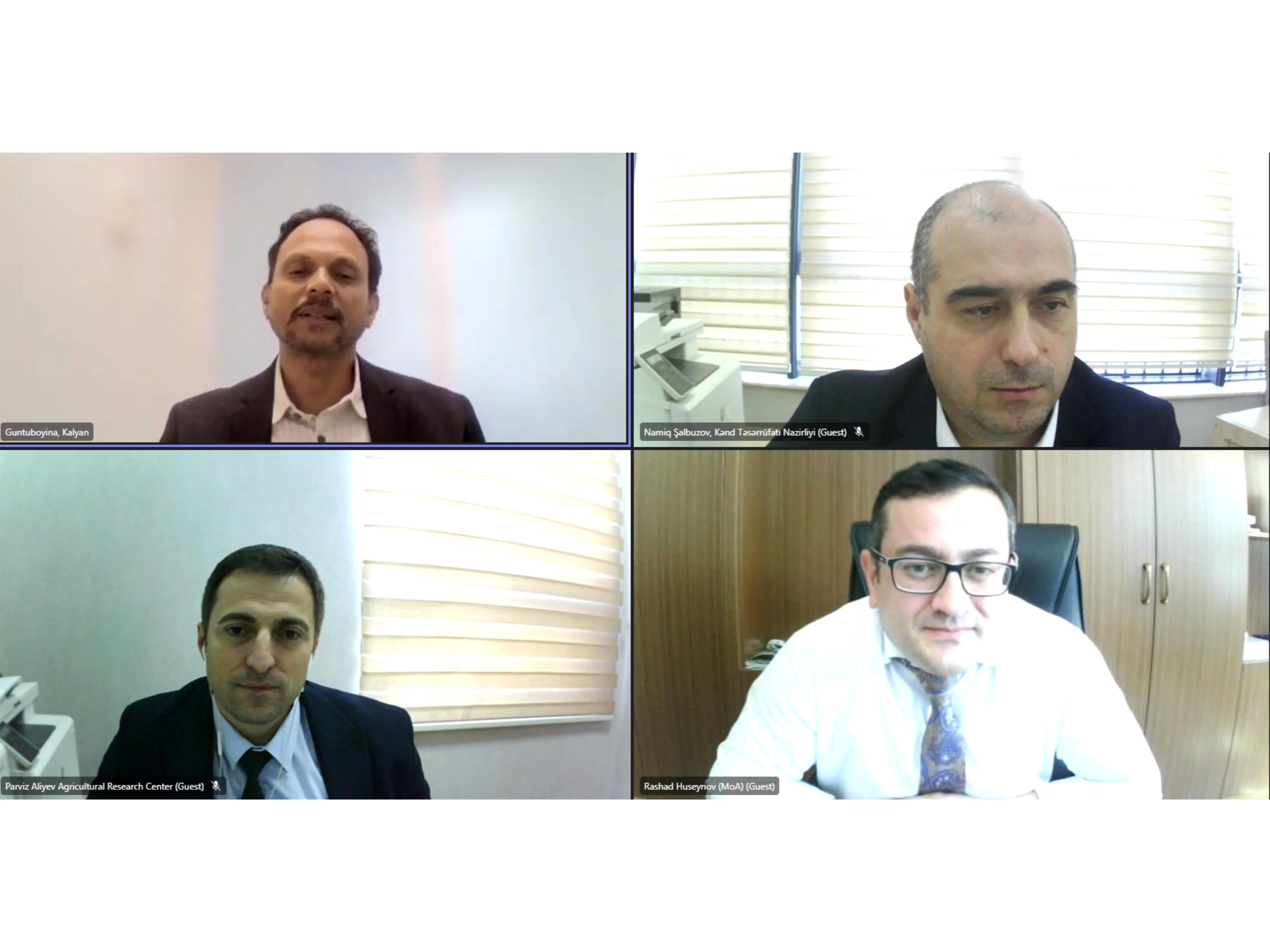 Aqrar Tədqiqatlar Mərkəzi ilə Vaqeningen Universiteti arasında əməkdaşlıq məsələləri müzakirə olunub