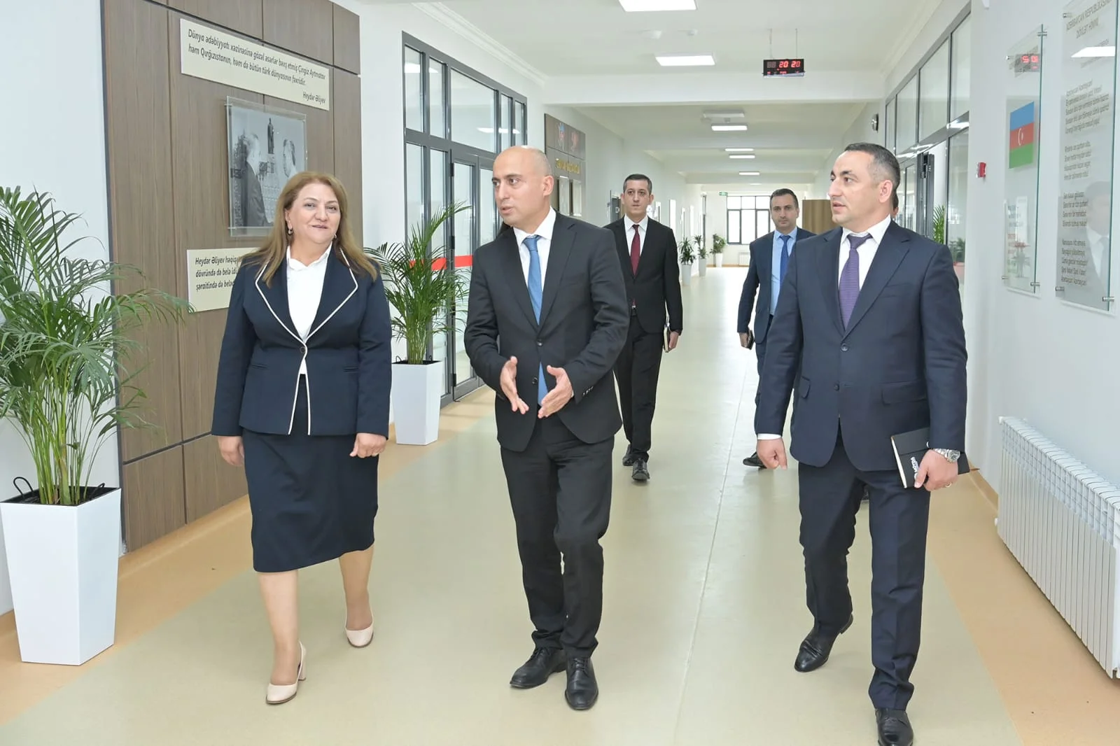 Elm və təhsil naziri Xıdırlı kənd tam orta məktəbində olub
