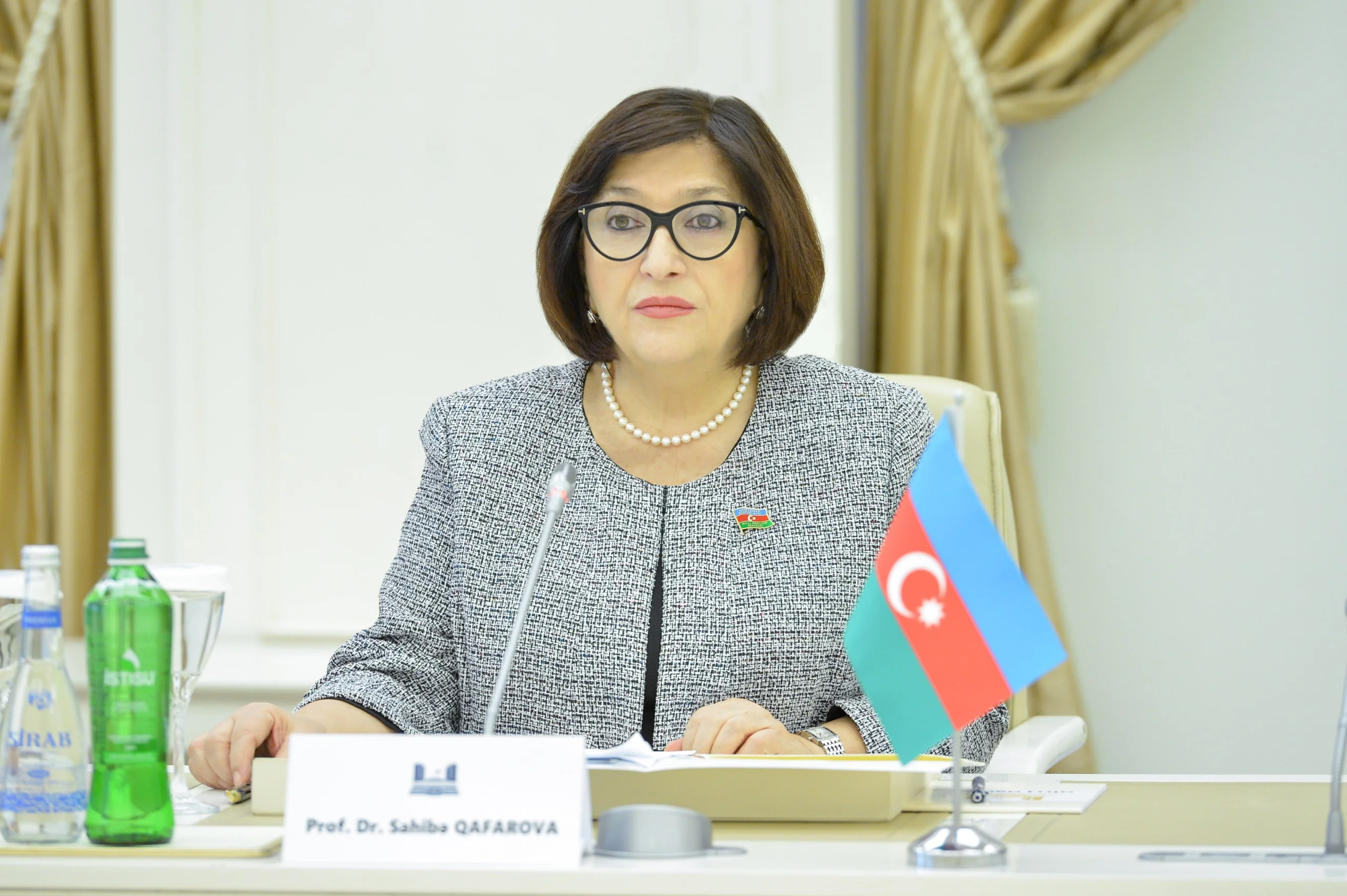 Milli Məclisin sədri Sahibə Qafarova Türkiyənin İnsan Hüquqları və Bərabərlik Qurumunun sədri ilə görüşüb