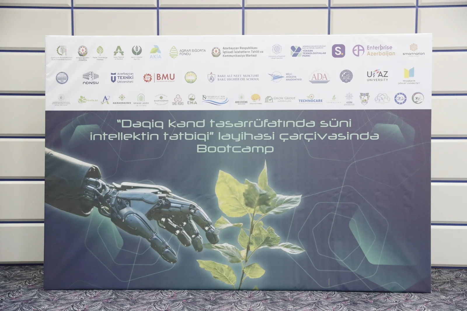 Şamaxıda “Dəqiq kənd təsərrüfatında süni intellektin tətbiqi” layihəsi çərçivəsində növbəti “Bootcamp” keçirilib