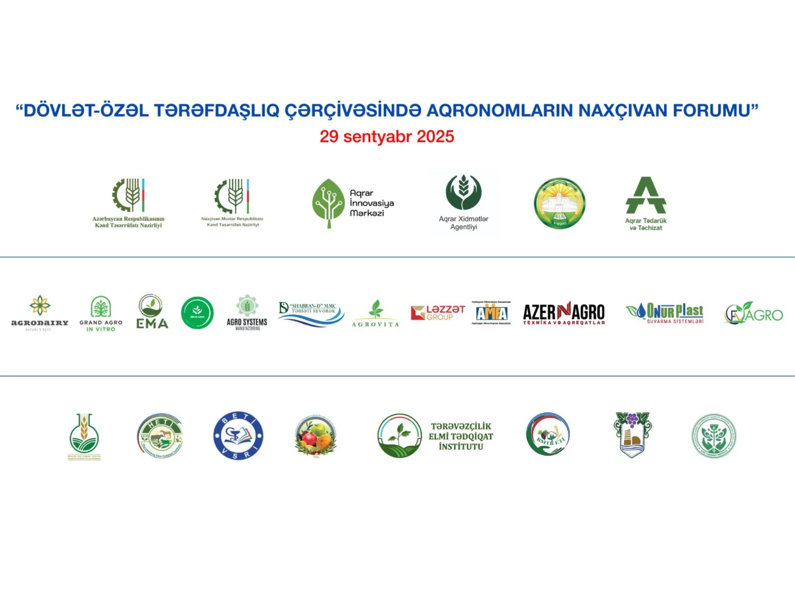 “Dövlət-özəl tərəfdaşlıq çərçivəsində Aqronomların Naxçıvan Forumu” keçirilib