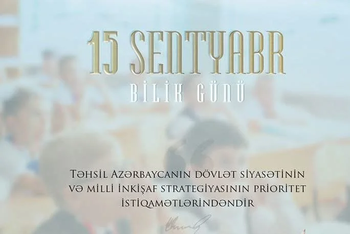 Təhsil hər zaman cəmiyyətimizin tərəqqisinin əsas dayağı olub