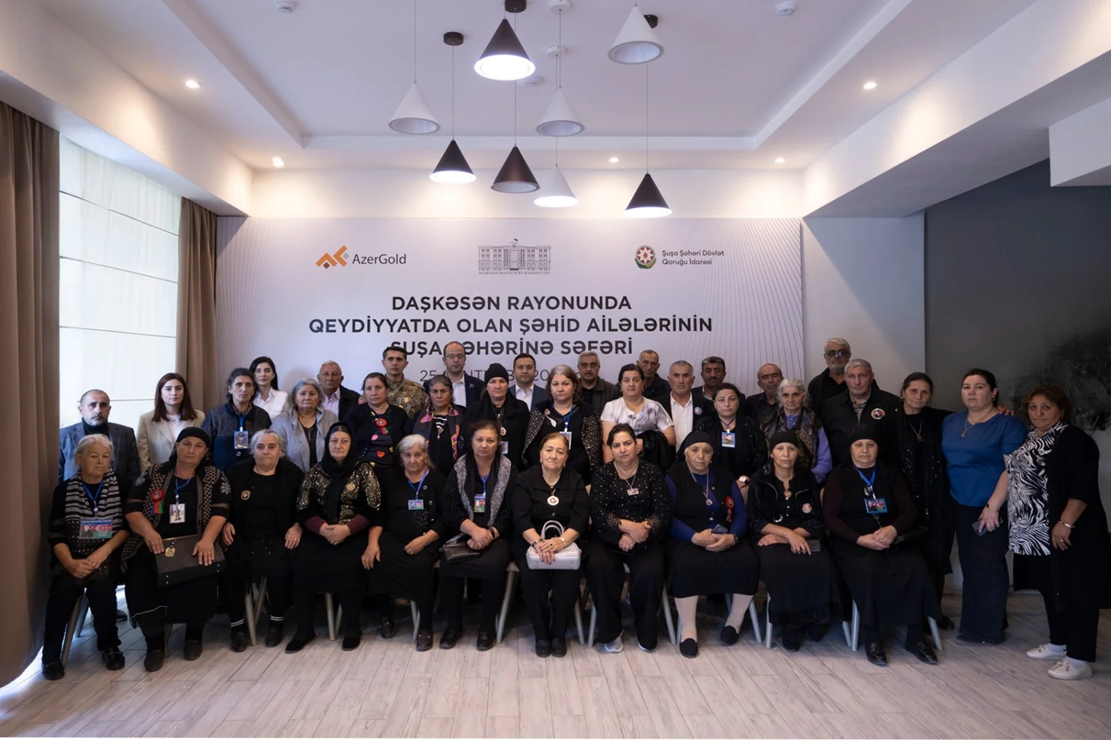 “AzerGold” QSC-nin təşkilatçılığı ilə şəhid ailələrinin Şuşaya səfəri gerçəkləşdirilib