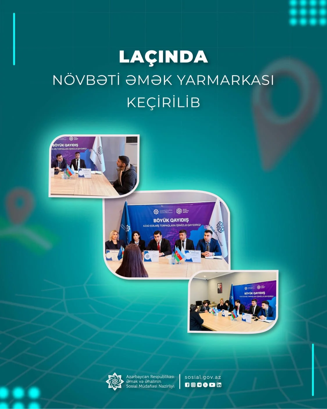Laçında növbəti əmək yarmarkası keçirilib
