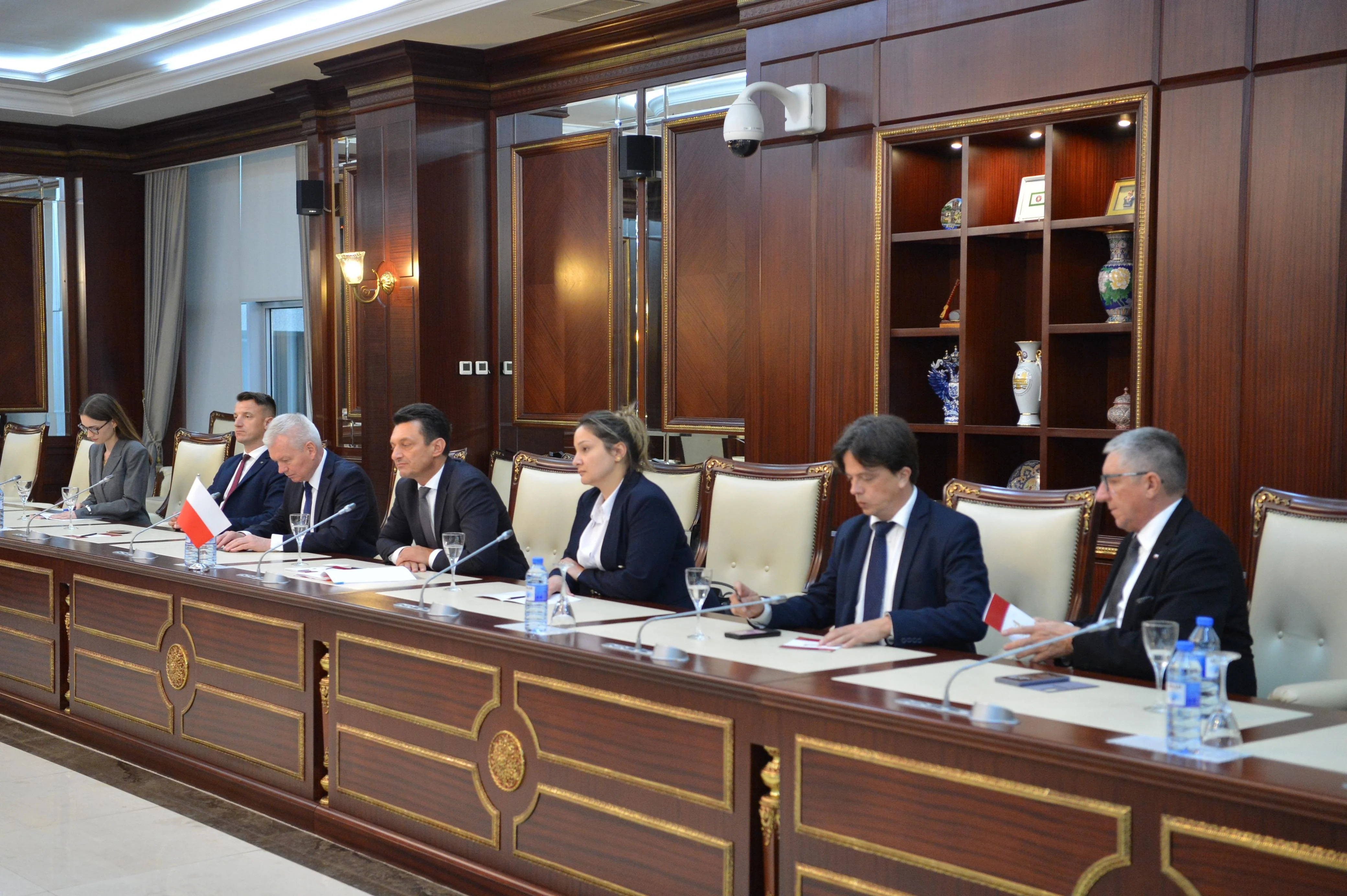 Polşa parlament nümayəndə heyəti ilə görüşdə