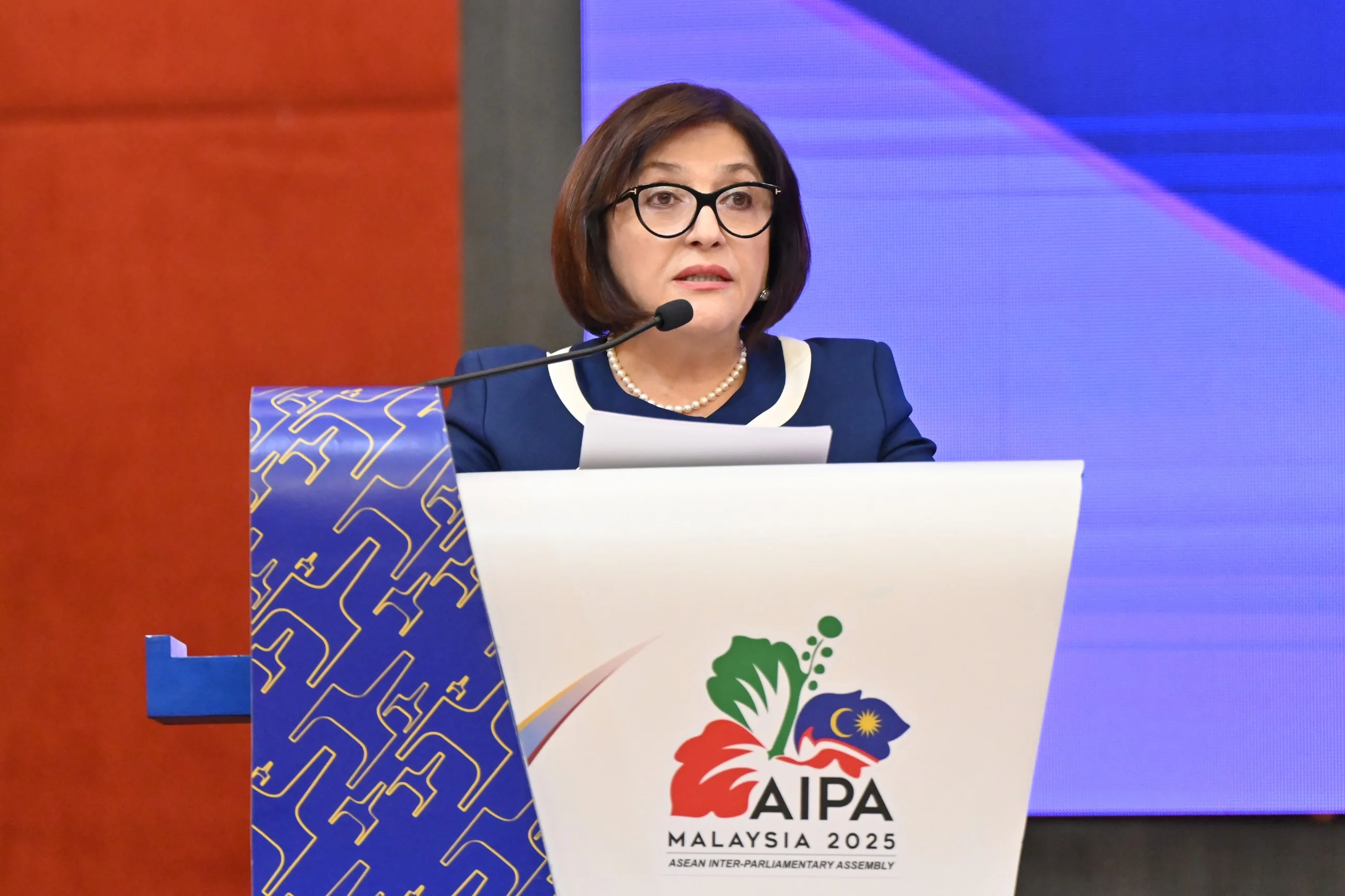 Milli Məclisin sədri Sahibə Qafarova Malayziyada AİPA-nın 2-ci Qadın Siyasi Liderlər Forumunda çıxış edib