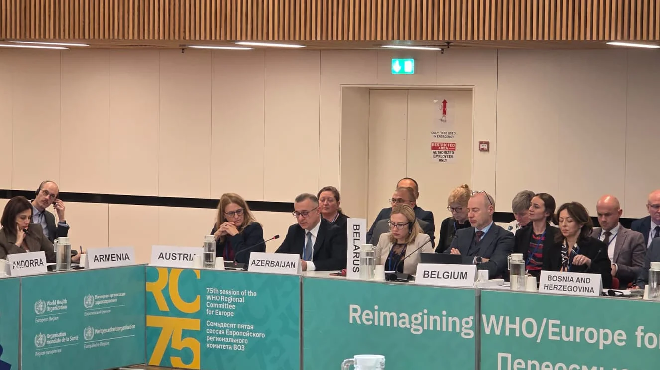 Azərbaycanın nümayəndə heyəti ÜST-nin Avropa Regional Komitəsinin 75-ci sessiyasında iştirak edir - Səhiyyə naziri qurumun Daimi Komitəsinə üzv seçilib