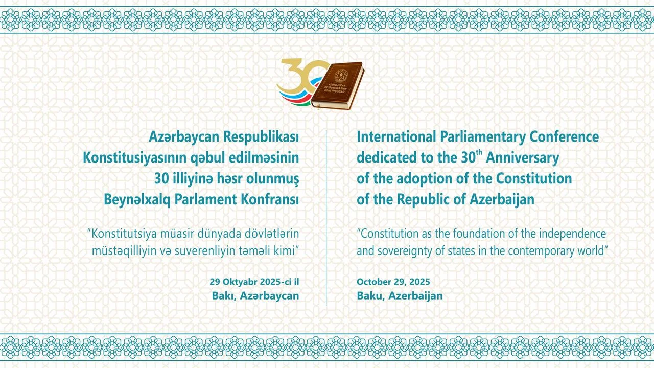 Milli Məclisdə beynəlxalq parlament konfransı keçiriləcək