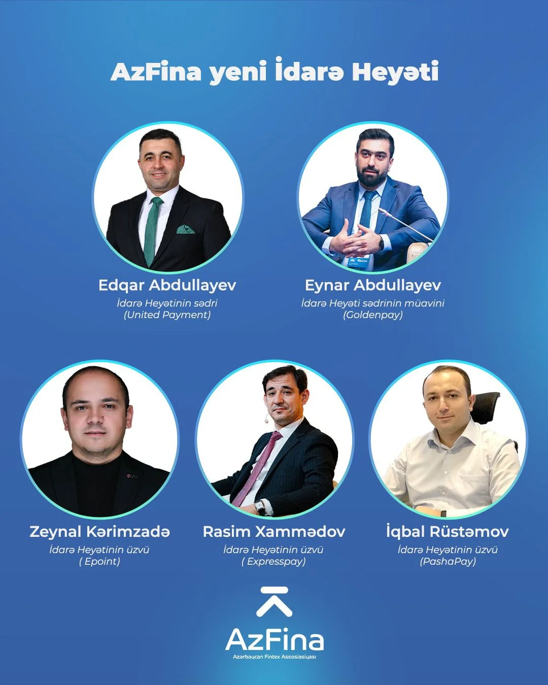 Azərbaycan Fintex Assosiasiyasının yeni İdarə Heyəti seçildi Azərbaycan Fintex Assosiasiyasının yeni İdarə Heyəti seçildi