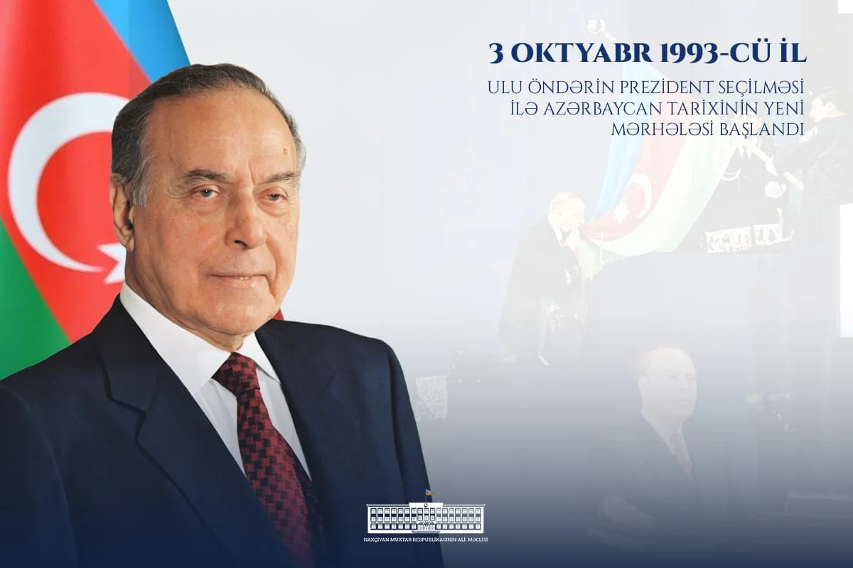 3 oktyabr 1993-cü il: Azərbaycan xalqının müdrik seçimi