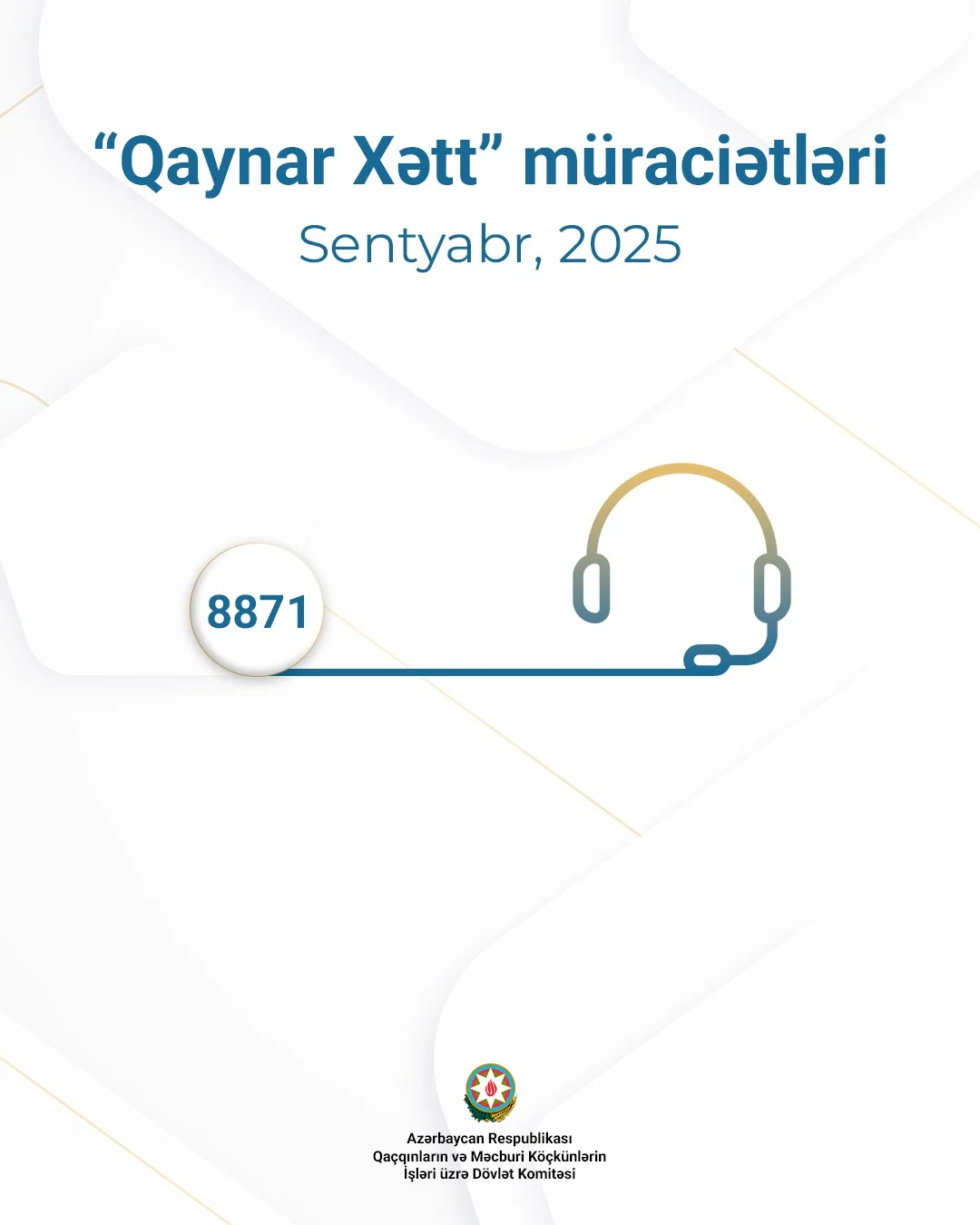 "Böyük Qayıdış" çərçivəsində 1657 Qaynar Xətt Xidməti: Azad olunmuş ərazilərə dönüşə dəstək davam edir