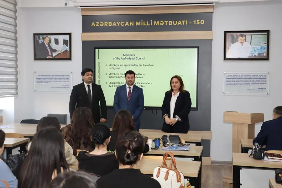 Audiovizual Şura BDU-nun tələbələri üçün növbəti seminar təşkil etmişdir