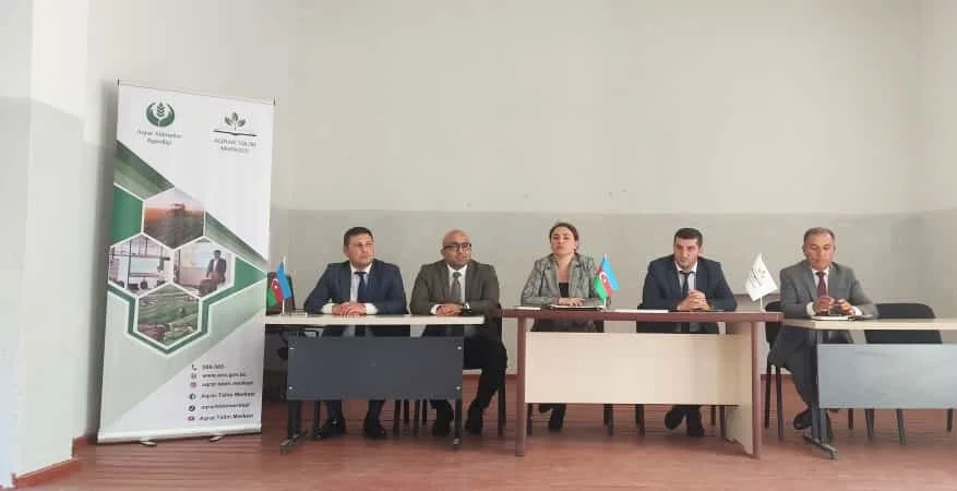 Xocalı rayonunun Ballıca və Xanyurdu kənd sakinlərinə aqrar sahənin aktual mövzularına dair keçirilən təlimlər yekunlaşıb