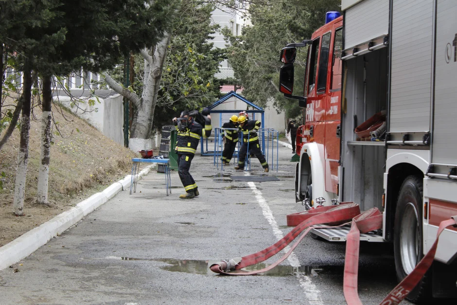 FHN-in Dövlət Yanğından Mühafizə Xidmətində “Ən yaxşı manqa” adı uğrunda müsabiqə keçirilib