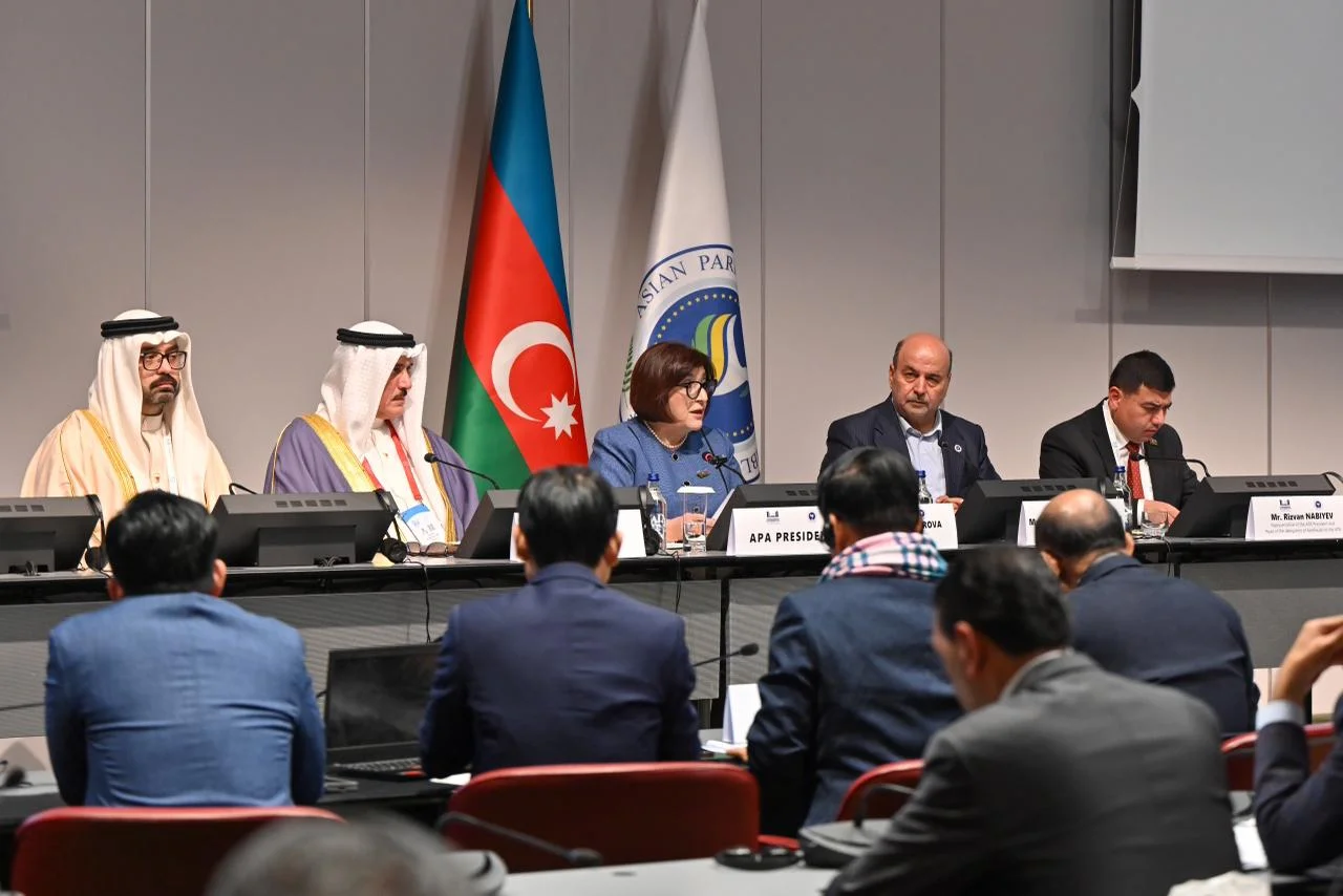 Milli Məclisin sədri Sahibə Qafarova:  Azərbaycanın APA-ya sədrliyi dövründə assambleyanın institusional inkişafı ilə bağlı mühüm addımlar atılıb