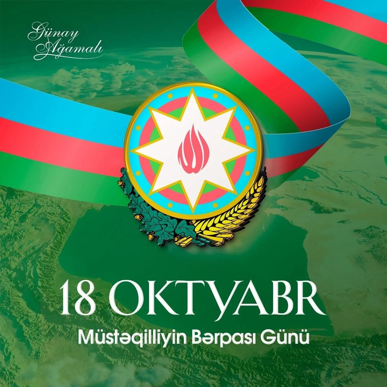 Azərbaycan tarixinin ən önəmli günlərindən biri — 18 Oktyabr Dövlət Müstəqilliyimizin Bərpası Günüdür
