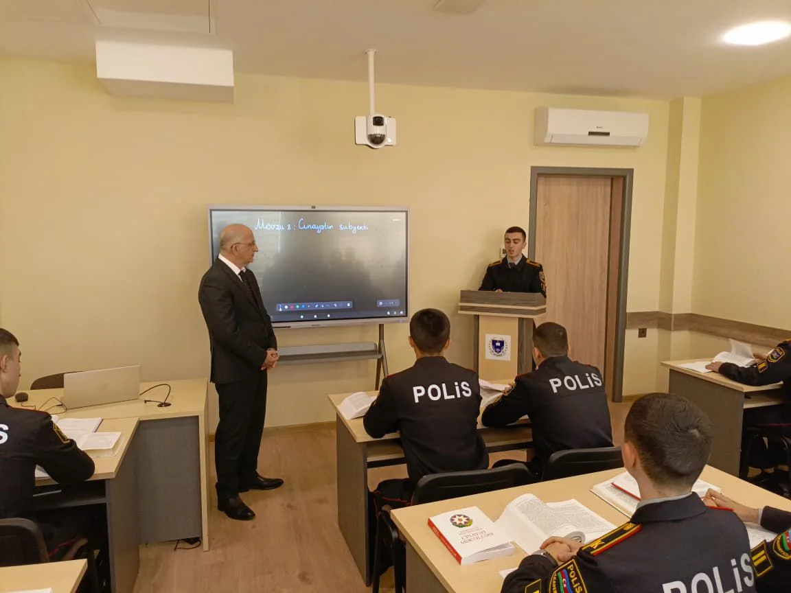 Polis Akademiyasında mütəxəssislər interaktiv dərslərə cəlb olunub