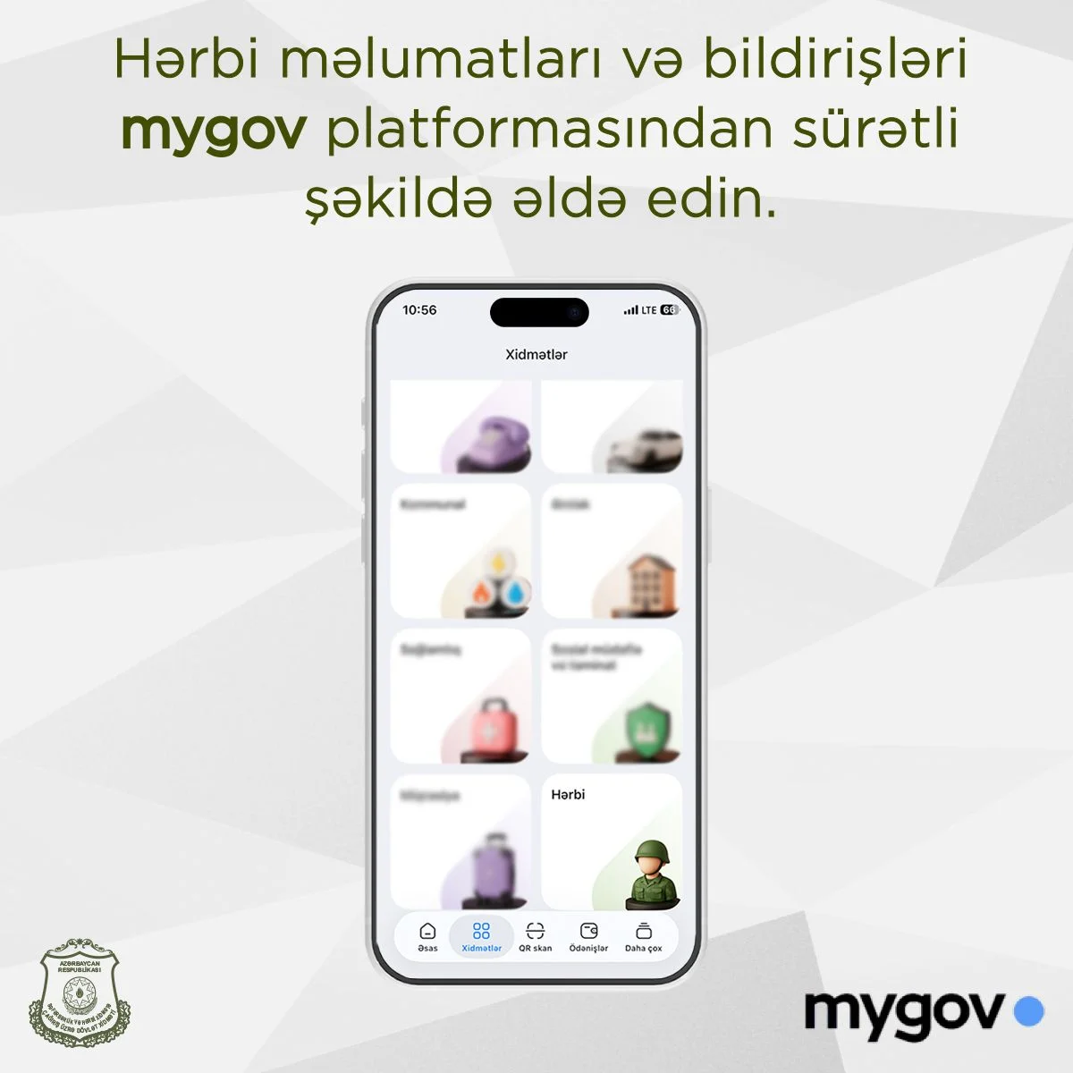 “MyGov” üzərindən hərbi məlumatlara rahat və təhlükəsiz çıxış imkanı yaradıldı