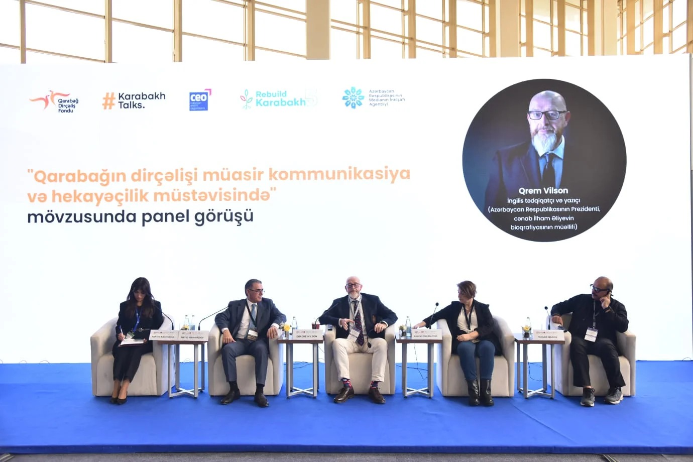 "Qarabağın dirçəlişi müasir kommunikasiya və hekayəçilik müstəvisində” mövzusunda panel müzakirəsi keçirilib