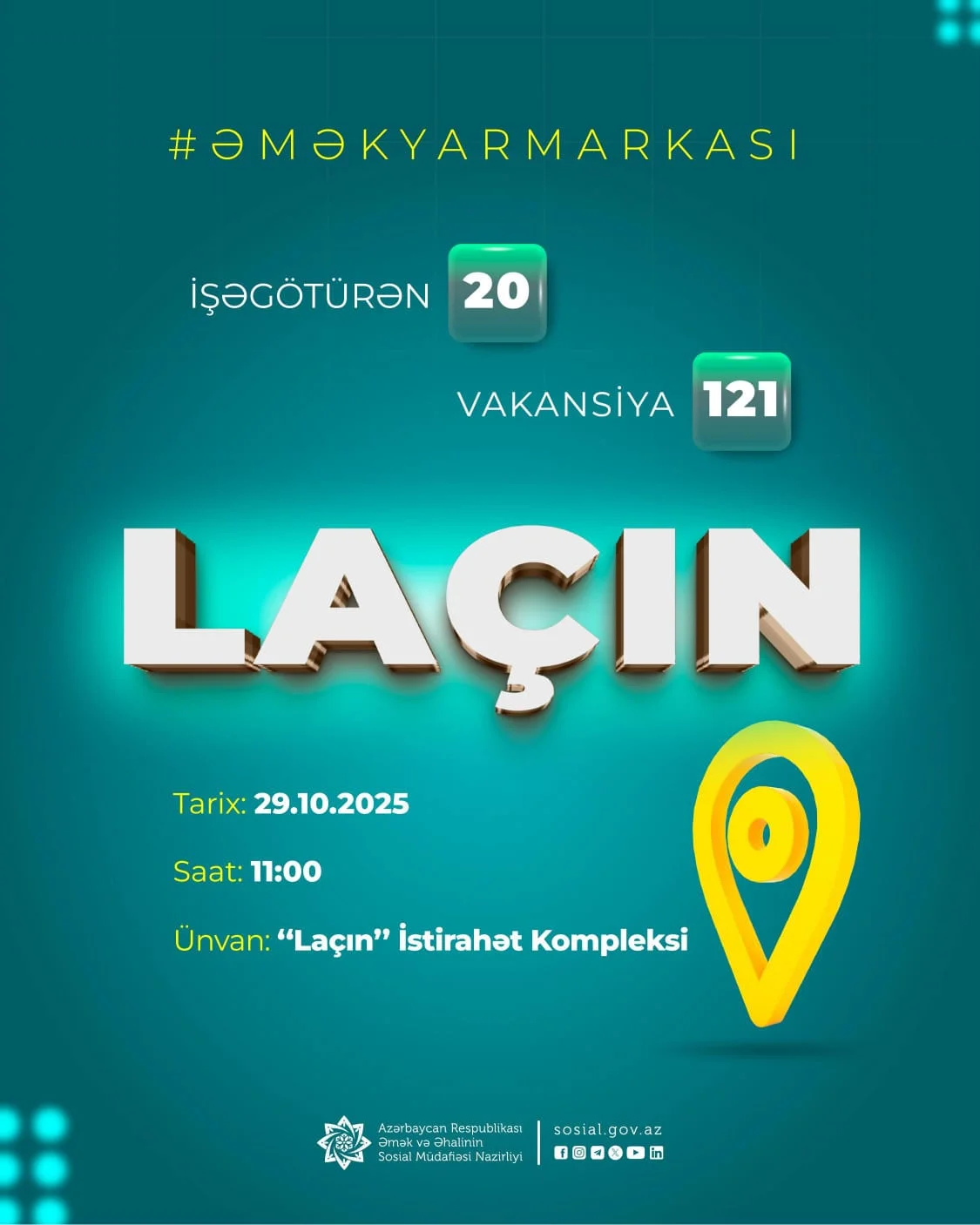 Laçında növbəti əmək yarmarkası baş tutacaq